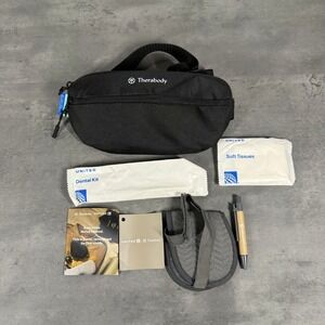 Therabody United Airlines Amenity Kit Unisex OS Black Waist Bag Travel Wellness